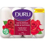 Duru Saf ve Doğal Gül 4'lü 280 gr Sabun