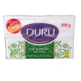 Duru Saf ve Doğal Kaynaklı 4x200 gr Beyaz Sabun (2 adet)
