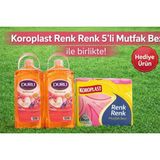 Duru Sıvı Sabun Bahar Çiçekleri 3 Litre x 2 Adet Koroplast 5'li Mutfak Bezi ile - 1