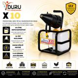 Duru X10 10L El Tipi-Portatif Elektrikli U.l.v. Cihazı İlaçlama Ve Sisleme Makinesi