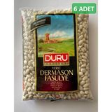 Duru Yerli Dermason Fasulye 8 mm 6 x 1000 gr - 6 kg