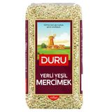 Duru Yerli Yeşil Mercimek 1 Kg (8'Li Paket)