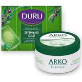 Duru Zeytinyağlı Sabun 4X150GR ve Arko Classic Naturel Krem 300ML - Şeffaf