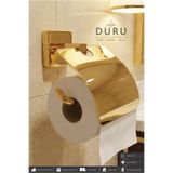 DURUBANYOCONCEPT AKSU WC KAPAKLI TUVALET KAĞITLIĞI GOLD PASLANMAZ ÇELİK