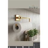 DURUBANYOCONCEPT KARE AKSU KAĞIT HAVLULUK KAĞIT HAVLU TUTACAĞI GOLD PASLANMAZ ÇELİK