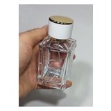 Durucam (1 Adet) Cam Yeniden Doldurulabilir Sprey Kolonya Parfüm Şişesi 100 Ml -beyaz gold kapaklı Boş Şişe
