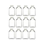 Durucam 12 Adet Cam Kavanoz Oda Kokusu Şişesi Küçük Vazo Kapaklı 12x50ml - 50 ml