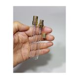 Durucam 50 Adet Cam 10cm ml gold renk kapak Parfüm,kolonya Şişesi, Boş Fısfıs Sprey Şişe Genel Bakım Sprey