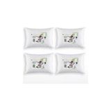 DuruClass Home Yastık Silikon Elyaf Dolgulu 4’lü Paket Adeti 1000 gr 1.sınıf dolgu malzemesi – Otel Tipi Yumuşak Uyku Yastığı - 50 × 70 cm - Beyaz