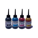 Duruink Brother Bitmeyen Kartuşlu Tanklı Yazıcı Uyumlu 4x100 ml Mürekkep Seti - 4 Renk - Renkli