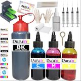 Duruınk Canon E3640 (Pg-46 Cl-56) Uyumlu Kartuş Dolum Seti 500ML SİYAH+3X100ML Renkli Mürekkep