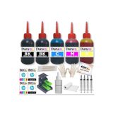 Duruink Canon (e404 E414 E464 E474 E484) Kartuş Dolum Seti Pg 46 Cl 56 5 Li Set 5x100ml Mürekkep Uyumlu