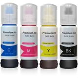 Duruink Epson Ecotank L4266 101 Uyumlu Muadil Mürekkep Seti 4 Renk X 70Ml