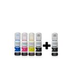 Duruink Epson Ecotank Wf-St-C4100 101 103 Uyumlu Muadil Mürekkep Seti 5X70Ml + Extra Siyah
