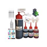 Duruink Hp C5200 C5240 C5250 (350 351Xl) Uyumlu Kartuş Dolum Seti 500Ml Siyah+3X100Ml Renkli Mürekkep