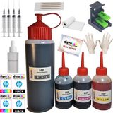 Duruink Hp D4200 D4260 D4263 (350 351XL) Kartuş Dolum Seti 500ML SİYAH+3X100ML Renkli Mürekkep