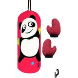 Durukar Çocuk Boks Kum Torbası Eldiven Dahil 2-6 Yaş Panda Pembe