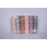 Durul Bambu Lüks El Yüz Havlusu 50*90 6'lı Paket - 50 x 90 cm - Renkli