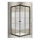 Durul Box 105x120 cm Siyah Kumlama Duşakabin Camı