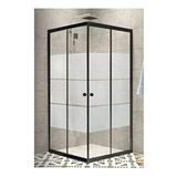 Durul Box 115x120 cm Siyah Kumlama Duşakabin Camı