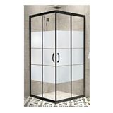 Durul Box 90x140 cm 5 mm Siyah Kumlama Duşakabin Camı
