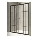 Durul H180 KİDA4MMT199 4 mm Siyah Çizgi 199 cm Duşakabin