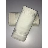 Durul Kadife Etamin Işlemelik Lüks El Havlusu 50X90 3'lü Pk - 50 x 90 cm - Beyaz