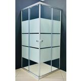 Durul Kare Kumlama Box Desen 5 MM 70x130x190 CM Duşakabin