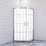 Durul Oval Kumlama Karomat Desen 5mm Yükseklik 190 cm 90x90 cm Duşakabin