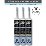 Durul Selsil 05NO Duşakabin Silikonu - 3 Adet