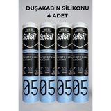 Durul Selsil 05NO Duşakabin Silikonu - 4 Adet
