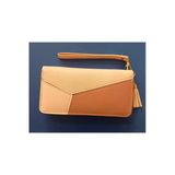 Durush Collection Geometrik Desenli Pembe Kadın Cüzdanı