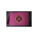 Durush Collection Kilim Desenli Keçe Portföy-Clutch Çanta MÜRDÜM M