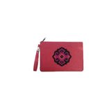 Durush Collection Kilim Desenli Keçe Portföy-Clutch Çanta taba M