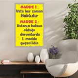 Durusoy Shop Center Ahşap Retro Mdf Poster , Komik Sözler , Duvar Yazıları , Manzara , Tarih , Edebiyat - TBL0309 - 15 x 21 cm