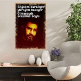 Durusoy Shop Center Ahşap Retro Mdf Poster , Komik Sözler , Duvar Yazıları , Manzara , Tarih , Edebiyat - TBL0451 - 15 x 21 cm