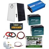Dürüst Güneş Enerjili Solar Sistem 1000W Paket Aydınlatma Seti 1 Adet Tüm Dış Mekanlar İçin