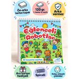 Düş Atlası Eğlenceli Robotlar Boyama Kitabı | Çocuklar ve Yetişkinler Için