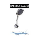 Duş Başlığı Banyo Duşakabin Kare Başlık El Ayak Duşu Çok Renkli