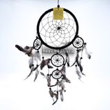 Düş Kapanı, 16 cm, Siyah, Rüya Kapanı, Dream Catcher, Dekorasyon
