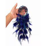 Düş Kapanı Doğal Taşlı Hayat Ağacı – Sodalit Taşlı Mavi Dreamcatcher Duvar Süsü Rüya Kapanı