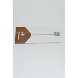 Duş Kapı Tabelası | MDF Yönlendirme Levhası | 19x7 cm