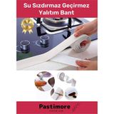 Duş Pvc Lavabo Küvet Tezgah Kenar Banyo Mutfak Pencere 3,2 Mt Su Sızdırmaz Geçirmez Yalıtım Bant Beyaz