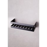 Duş Raf Sistemi Siyah Renk 98X100X250 Mm
