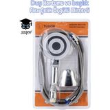 Duş Seti Lüx Bilisterli (Karma Duş Başlık + Yaylı Hortum + Mafsal)