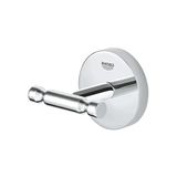 Duş Ve Banyo Aksesuarları İçin Krom Bornoz Askısı, Hızlı Montaj