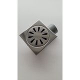 Dus Yer Suzgecı Metal Kapaklı Koku Onleyıcılı Yandan Cıkıslı 10X10cm