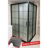 Duşakabin Buzlu Cam Kaplama Folyosu Kumlama Folyo - Ragle Hediyeli - 100 x 400 cm