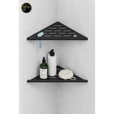Duşakabin Köşe Rafı 2’li Set – Banyo Düzenleyici Şampuanlık - 2'li set