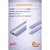 Duşakabin Mıknatıs 1 Takım + 2 Adet Suluk Fitili 190 cm Cam Uyumlu (4-5-6 mm Temperli Cam) mıknatıs2